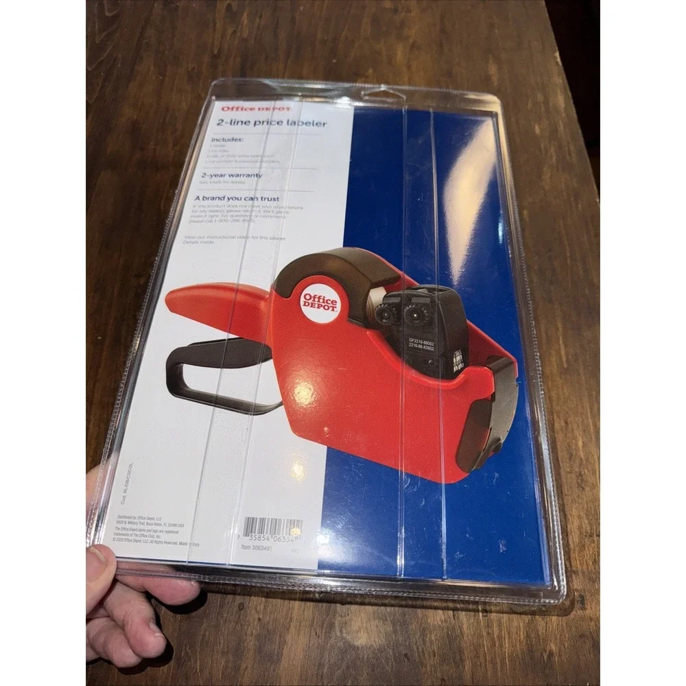 Office Depot Brand Two-Line Price Marking Labeler Kit OD02-8 | 3063491 | NEW